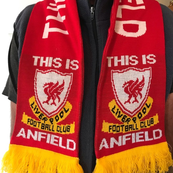 FC Liverpool Other - Liverpool FC 'This Is Anfield' Red & Yellow Scarf